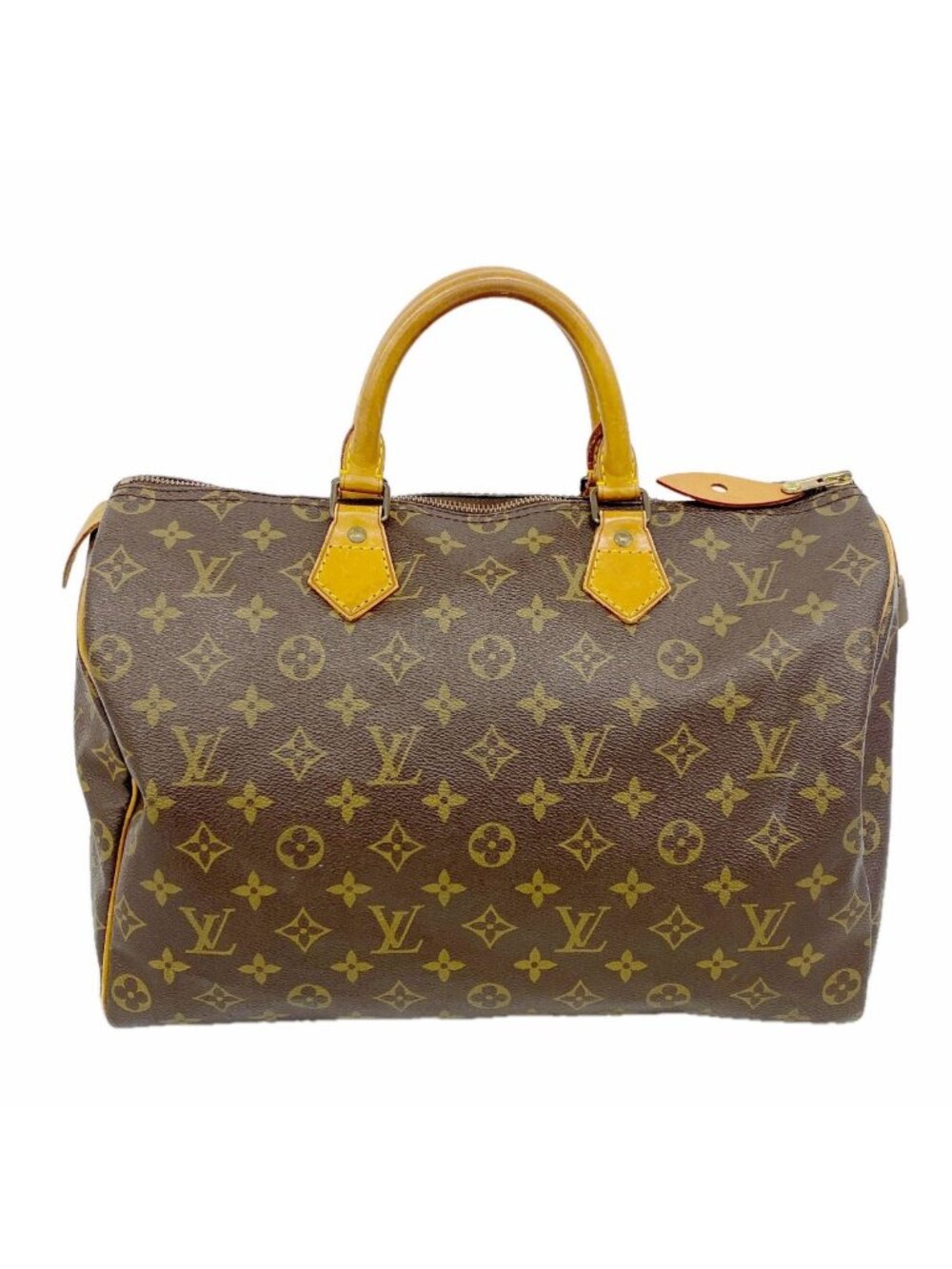 Louis Vuitton Handbag Monogram Speedy 35 Brown